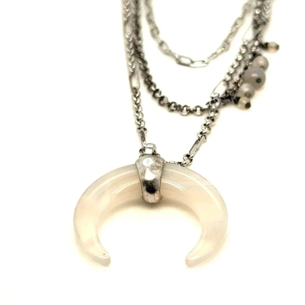Kendra Scott‎ Gemma Triple Chain Crescent Necklace